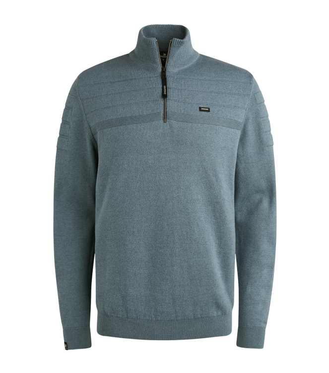 Vanguard Half zip collar cotton bonded moul 5409 Windward blue