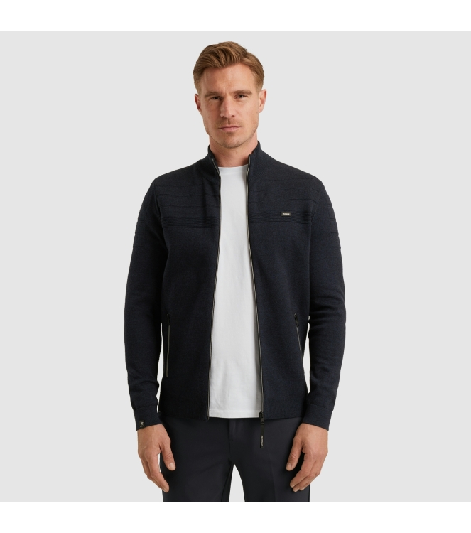 Vanguard Zip jacket cotton bonded mouline 5073 Sky captain