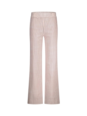 Studio Anneloes Lexie pinstripe trousers 1969 pale pink/dark blue