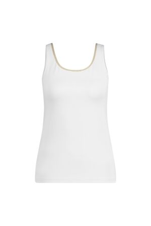 NUKUS Juba Singlet 262 white/gold
