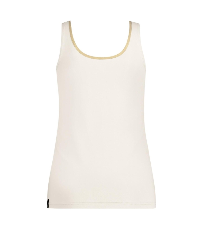 NUKUS Juba Singlet 126 offwhite/gold
