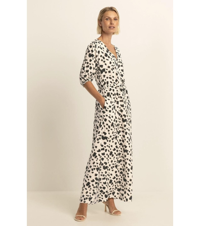 Expresso leopard print dress EX203 Pearl