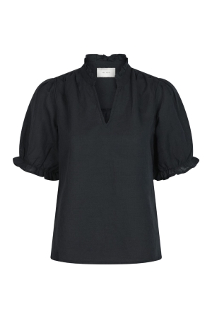 Neo Noir Odesa linen blouse 141 Navy
