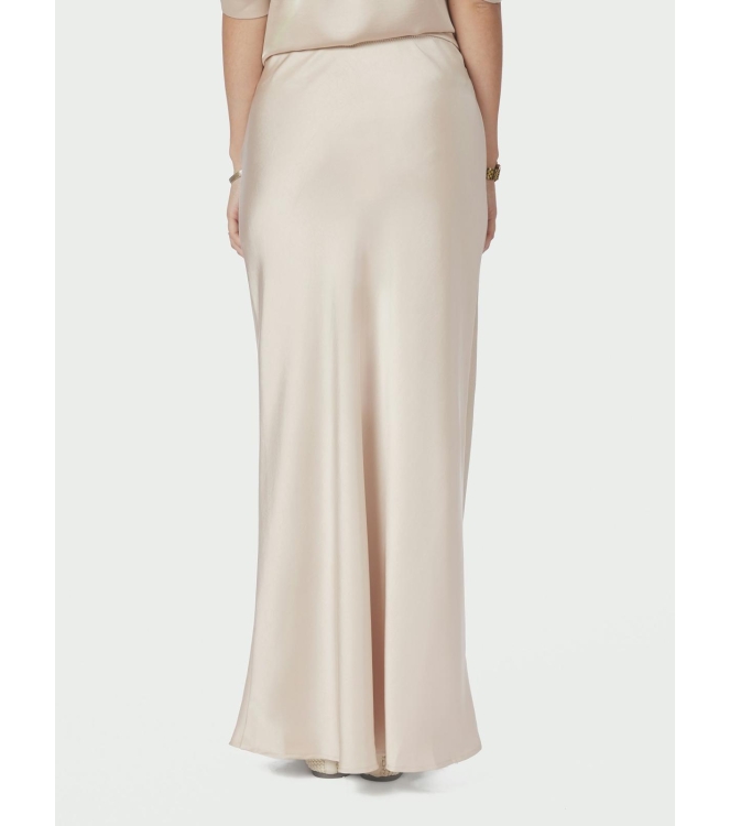 Neo Noir Vicky heavy sateen skirt 720 Champagne
