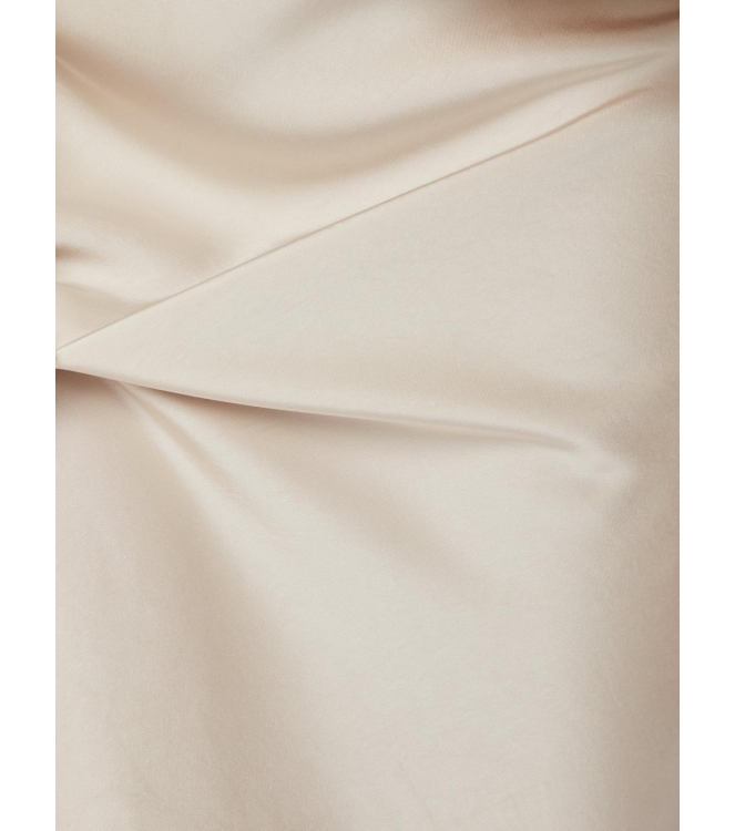 Neo Noir Vicky heavy sateen skirt 720 Champagne