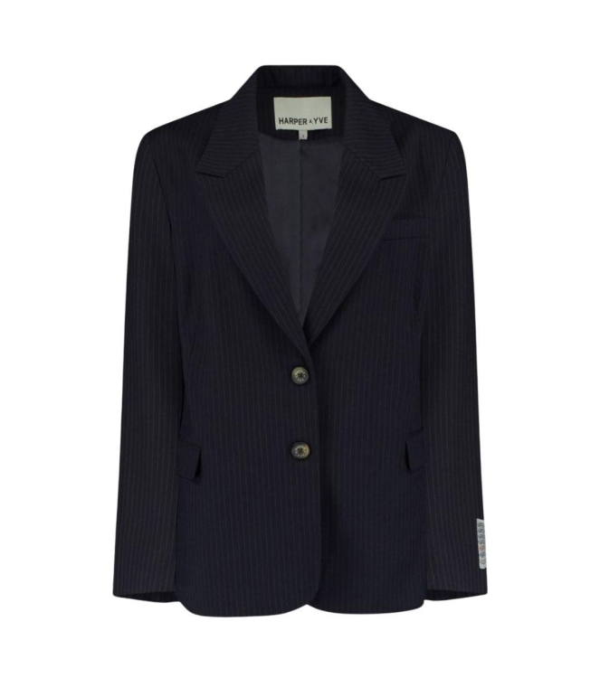 Harper and Yve ANNA-BL 1264 stripe black vintage blue