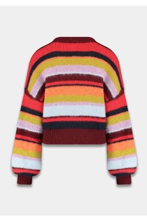 Harper and Yve NOOR-CA 1255 stripe multi racing red