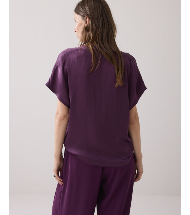 Summum Woman Top sleeveless Silky touch 324 Wineberry