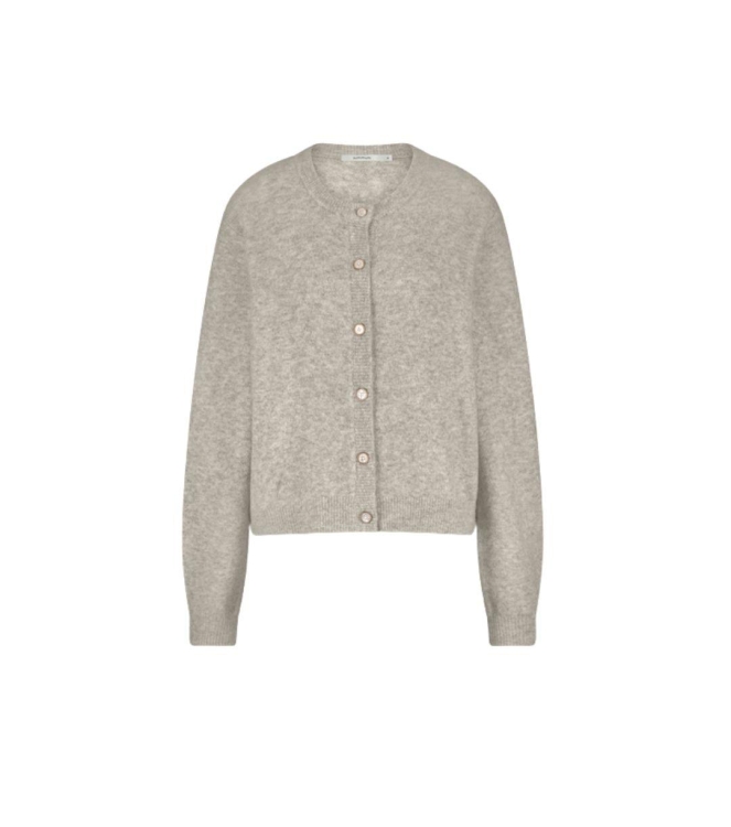 Summum Woman Cardigan wool elastane blend knit 809 Ash