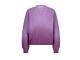 Summum Woman V-neck sweater dip dye knit 315 Sheer Violet