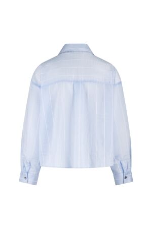 NUKUS Iris Blouse Stripe 270 ice/offwhite