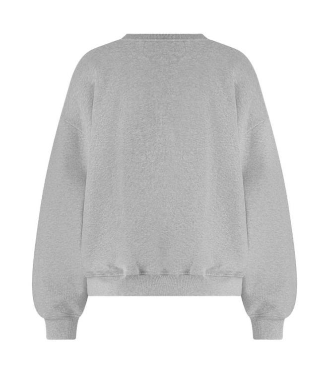 NUKUS Beatriz Pullover Flower 58 grey melange