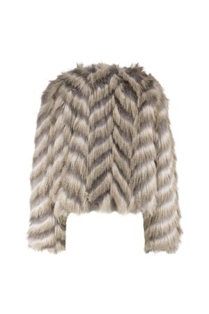 NUKUS Lori Jacket Zigzag 309 offwhite/grey
