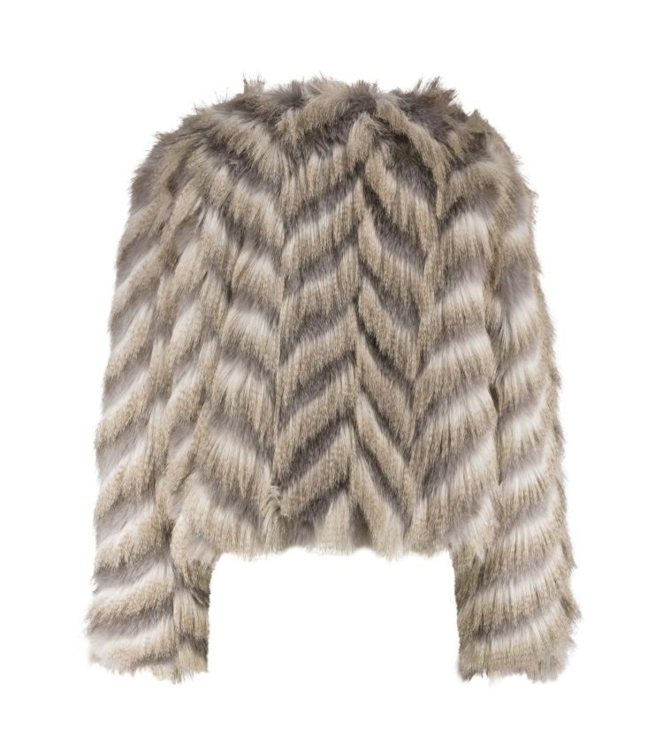 NUKUS Lori Jacket Zigzag 309 offwhite/grey