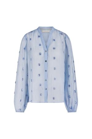 NUKUS Rosan Blouse Embroidery 265 ice