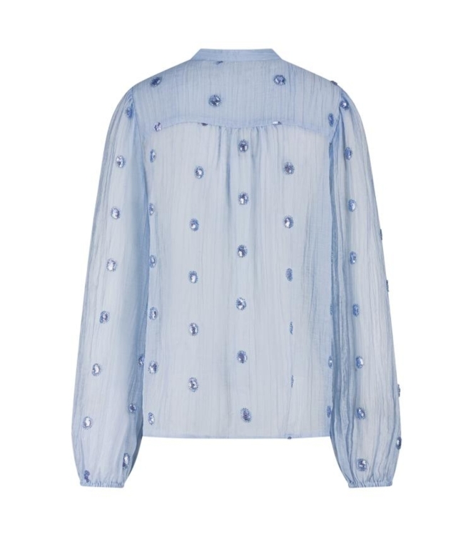 NUKUS Rosan Blouse Embroidery 265 ice