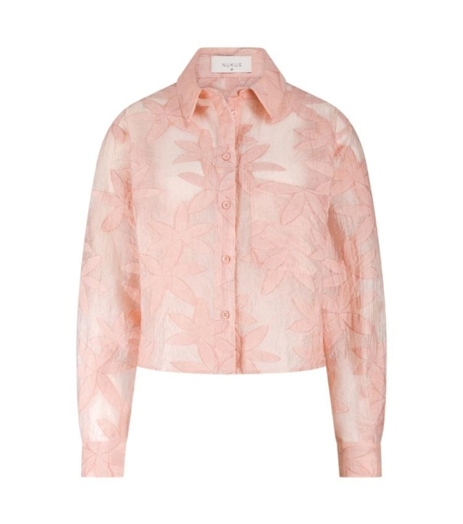 NUKUS Sorrento Blouse Flower 266 dusty pink