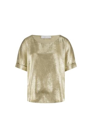 NUKUS Irene Top Shiny 4 gold
