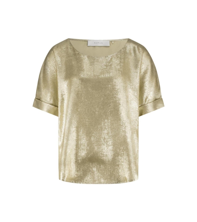 NUKUS Irene Top Shiny 4 gold