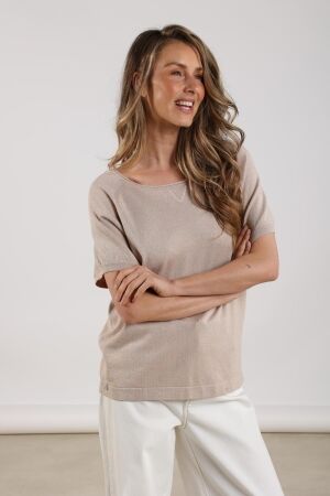 NUKUS Anita Top Lurex 266 dusty pink