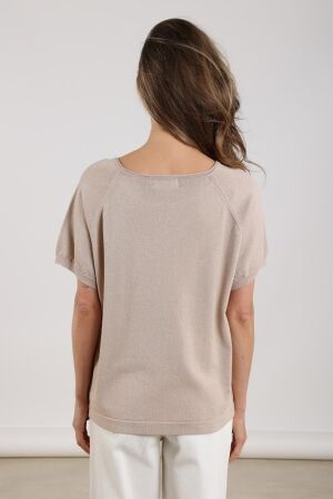 NUKUS Anita Top Lurex 266 dusty pink