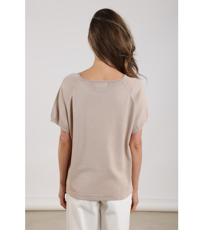 NUKUS Anita Top Lurex 266 dusty pink