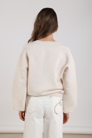NUKUS Muse Pullover 54 sand melange