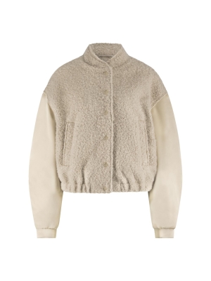 NUKUS Baltimore Jacket Satin 9 sand