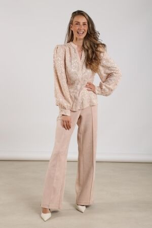 NUKUS Jill Pants Suedine 266 dusty pink