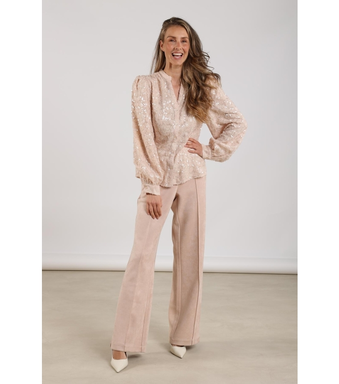 NUKUS Jill Pants Suedine 266 dusty pink