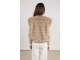 NUKUS Billy Gilet Stripe 9 sand