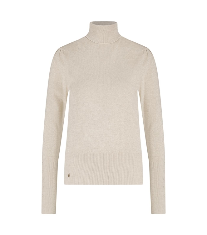 NUKUS Sylvia Pullover Lurex 9 sand