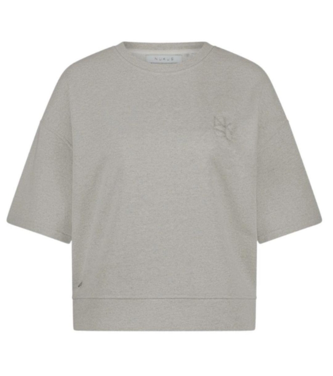 NUKUS Lotte Pullover Scuba 21 light grey