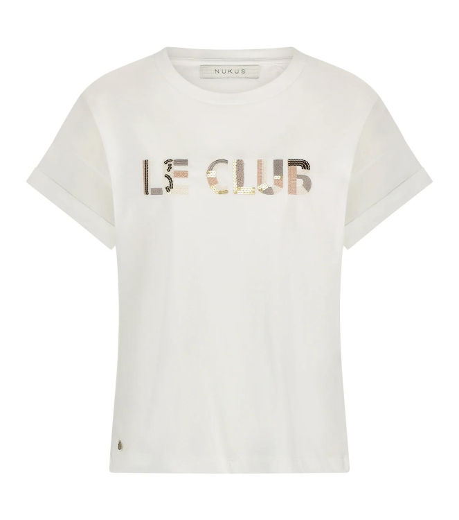 NUKUS Femke Shirt Le Club 143 offwhite/fango