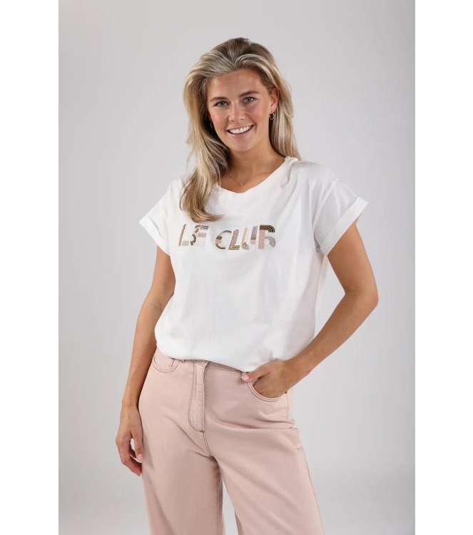 NUKUS Femke Shirt Le Club 143 offwhite/fango