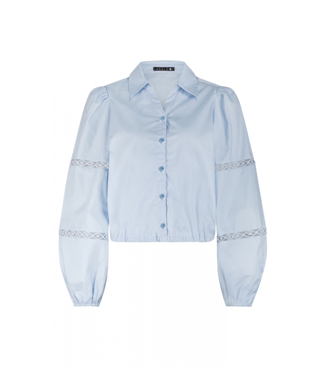 Label Dot Allis 628 blauw licht