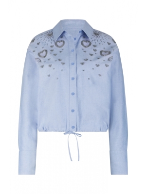 Label Dot Ayden 628 blauw licht
