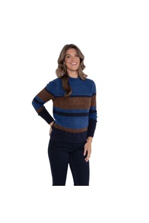 Sarto Fashion Pullover turtle p1630 dutch blue-mocca-navy