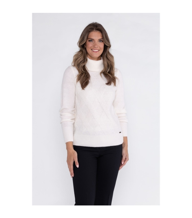 Sarto Fashion Pullover rollcollar p017 offwhite