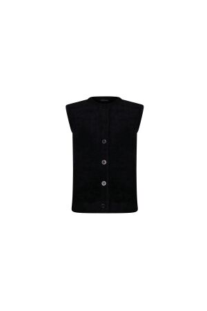 Sarto Fashion Cardigan sleeveless p199 black