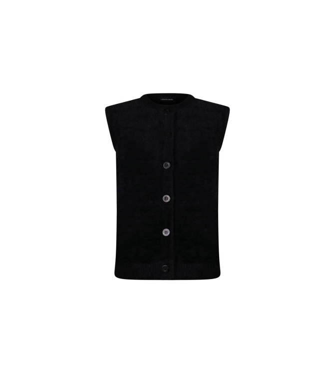 Sarto Fashion Cardigan sleeveless p199 black