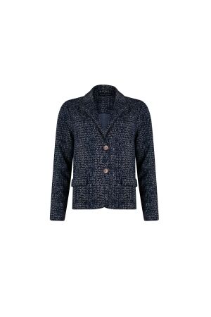Sarto Fashion Blazer jacket p1380 navy-d.blue-ice blue+ grid pr