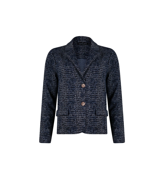 Sarto Fashion Blazer jacket p1380 navy-d.blue-ice blue+ grid pr