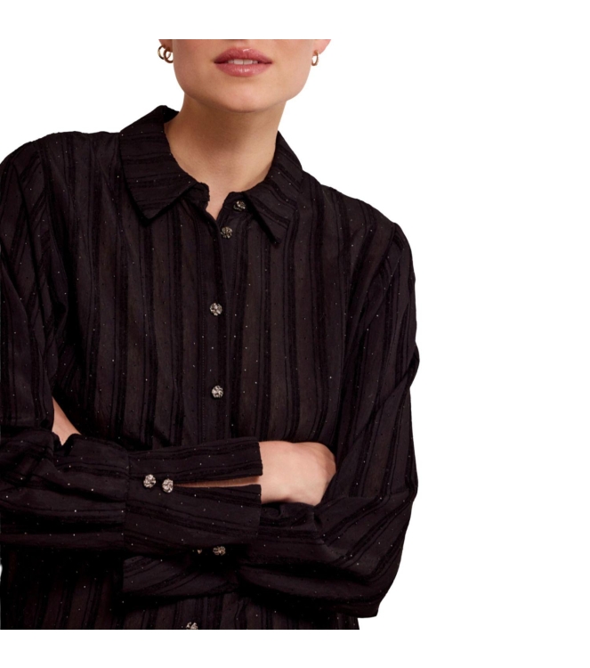 Tramontana Blouse Rhinestones 9000 Black