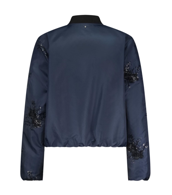 Tramontana Beaded Bomber Jacket 5032 Midnight