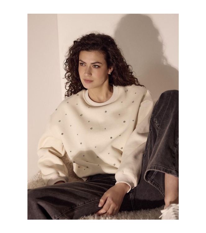 Tramontana Embellished Jumper 6800 Stone
