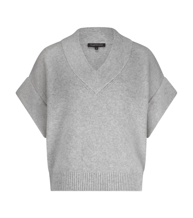 Tramontana V-Neck Spencer 7001 Grey melange
