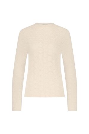 Tramontana Brushed Stretch Lace Top 6800 Stone