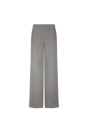 Tramontana Wide-Leg Trousers Fancy Herringbone 7021 mid grey mel