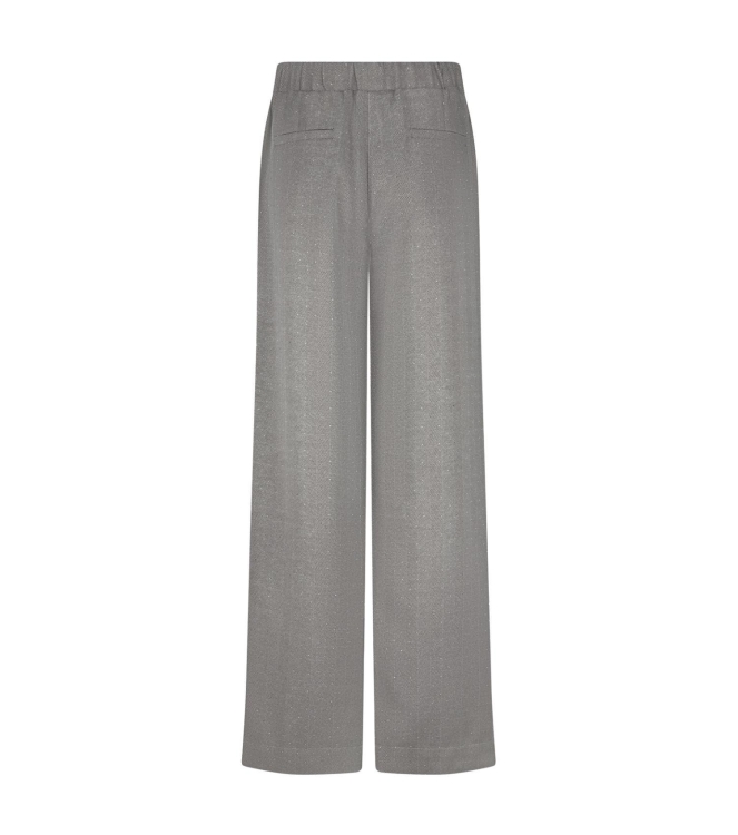 Tramontana Wide-Leg Trousers Fancy Herringbone 7021 mid grey mel